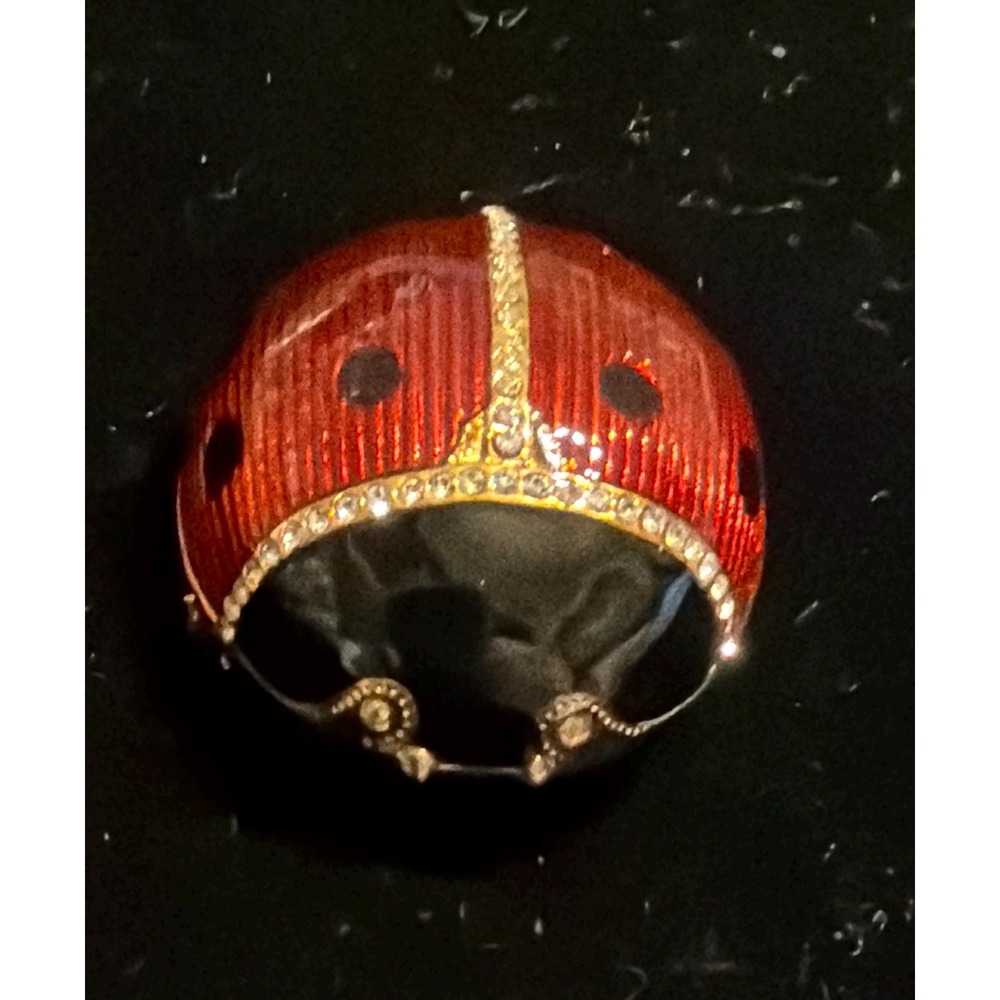 MMA Sterling & Enamel Ladybug Brooch/Pendant